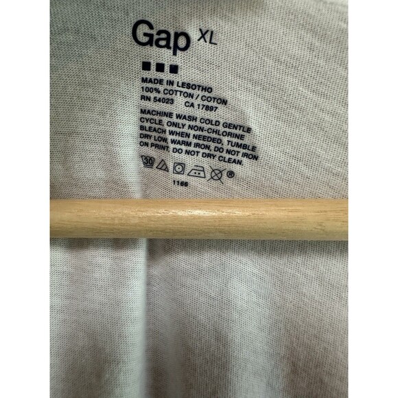 GAP 100% Cotton White 3/4 Sleeve Lightweight Cardigan Women's Size XL Layer EUC - Picture 3 of 8